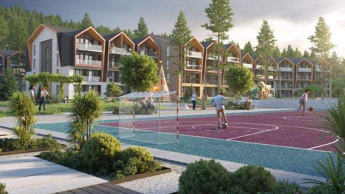 Sportplatz im Resort