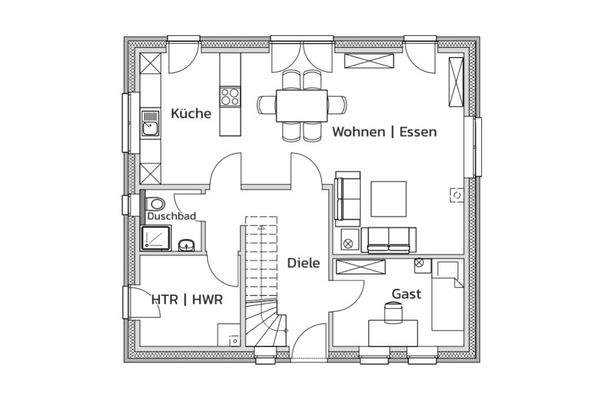 Beispielgrundriss EG