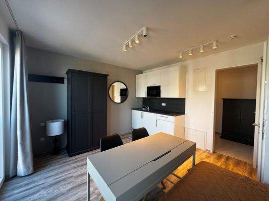 Wohn- und Schlafbereich (Musterwohnung)