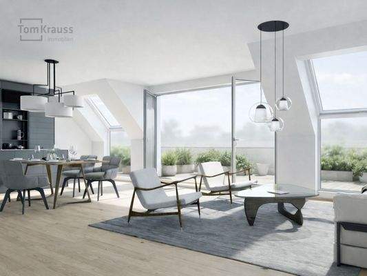 Moderne Wohnküche2 (Symbolbild)