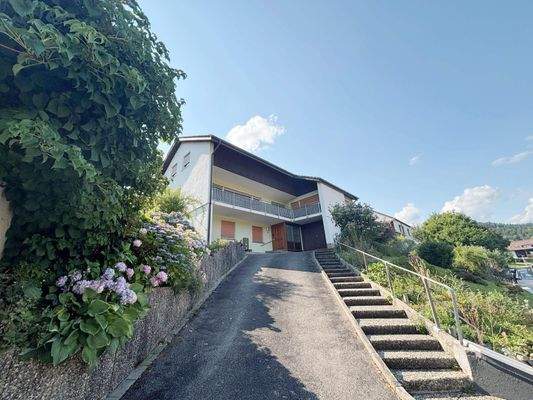 Die Zufahrt zum Haus