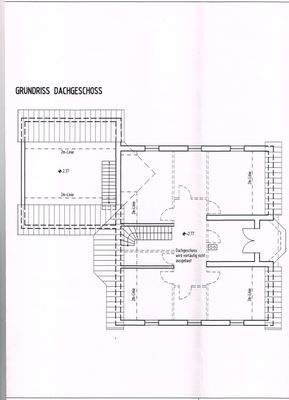 Grundriss Obergeschoß.