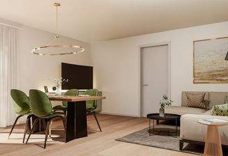 Beispielbild Wohn-/Ess- und Kochbereich