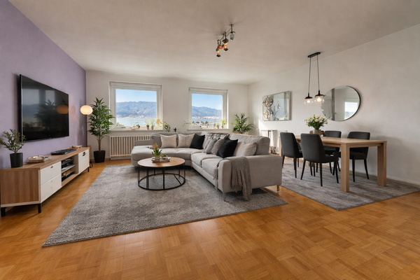 Wohnzimmer - Einrichtungsbeispiel (KI-generiert)