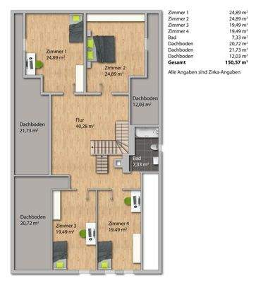 "Der Huberwirt" - Dachgeschoss