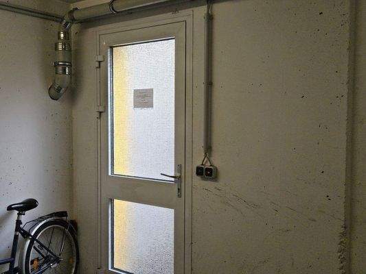 Fahrradkeller mit Außentreppe