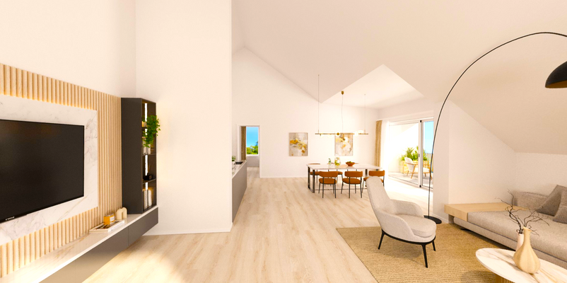 Penthouse - Wohnen, Essen u. Kochen 