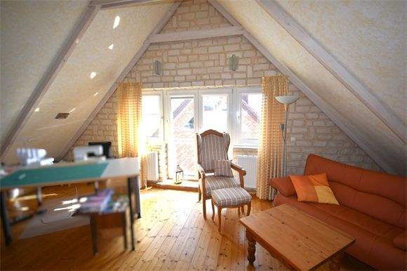 Teilansicht Spitzboden