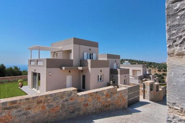 Kreta, Kounali: Moderne Villa mit 3 Zimmern und Meerblick zu verkaufen