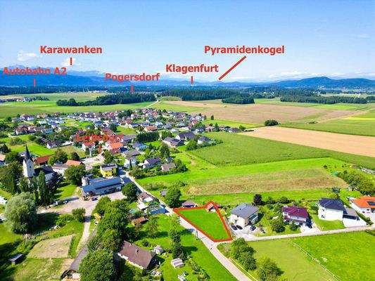 Luftbild Lage Grundstück