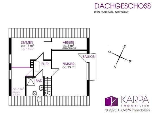 Grundriss Dachgeschoss