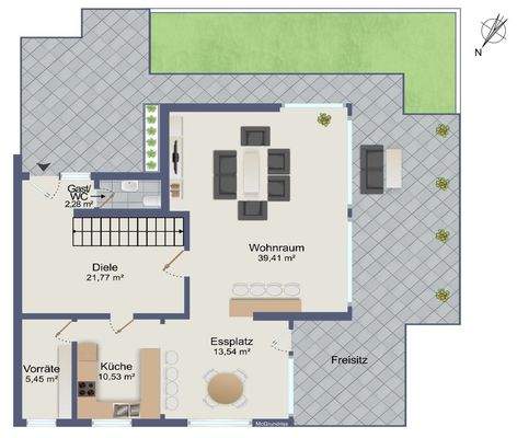 Grundriss Eingangsgeschoss