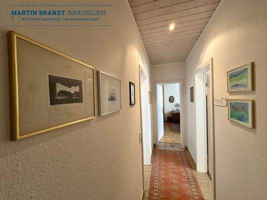 Flur zu den Schlafräumen