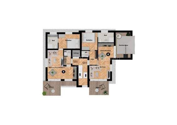 Grundriss Dachgeschoss