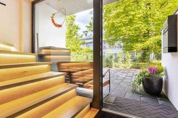 Blick zum Ausgang ins Freie