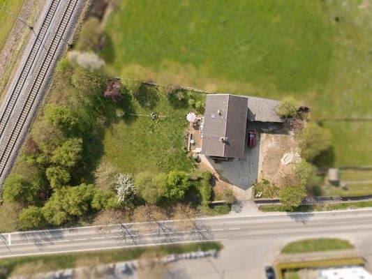 Luftaufnahme Grudnstückssituation