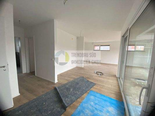 Dielenbereich im Bau