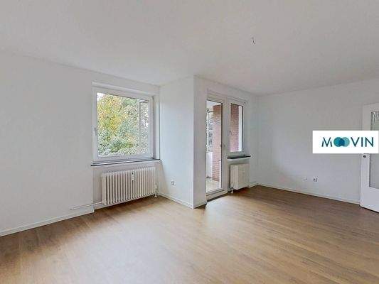 Ansicht I: Wohn- und Esszimmer