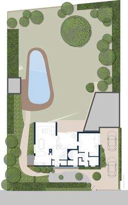 Erdgeschoss mit Garten