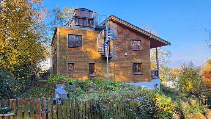 Haus mit Treppe Südterrasse