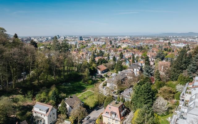 Blick nach Freiburg