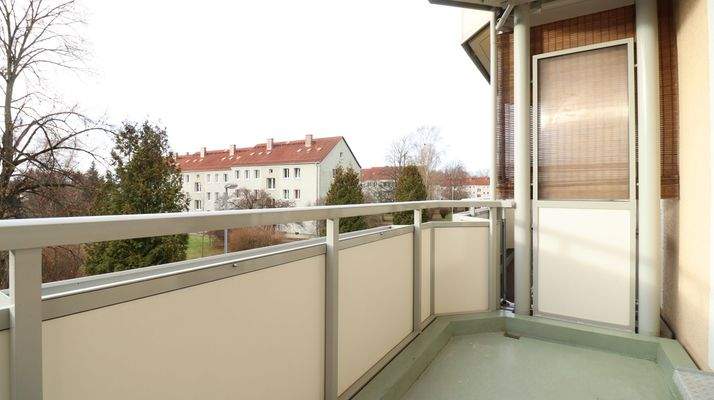 Balkon am Wohnzimmer