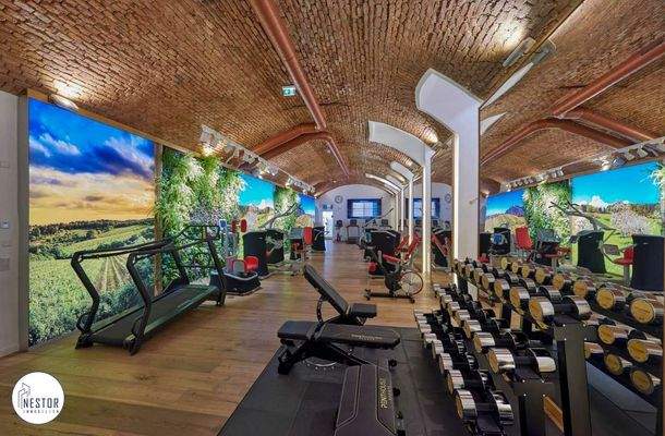 hauseigenes Fitness Center und Spa