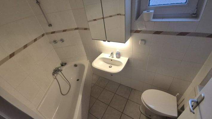 Blick ins Badezimmer