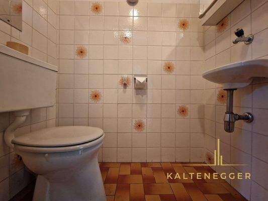 EG: WC mit Handwaschbecken ca. 1,53 m²