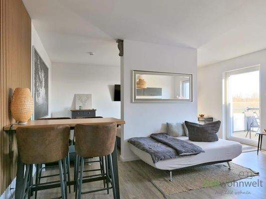 Blick in das Apartment