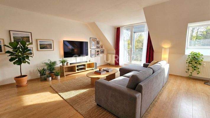 So könnte der Wohnbereich modern eingerichtet aussehen