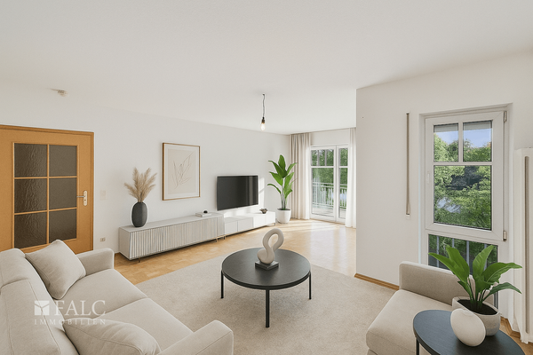 Wohnzimmer (virtuell eingerichtet)