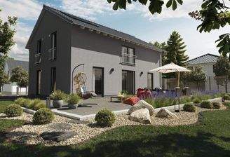 Landhaus Modern Gartenansicht