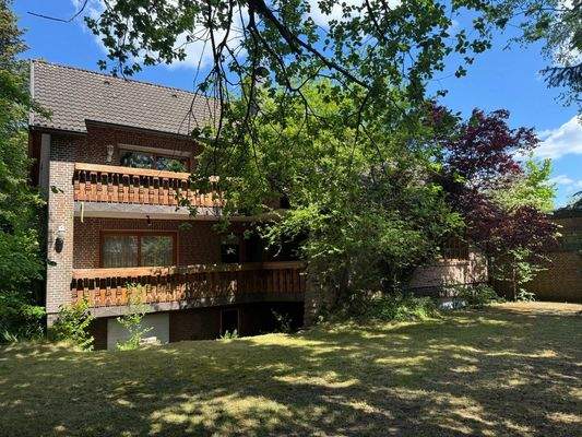 Blick aus dem Garten