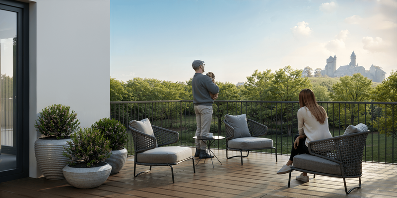 Außenansicht - Balkon