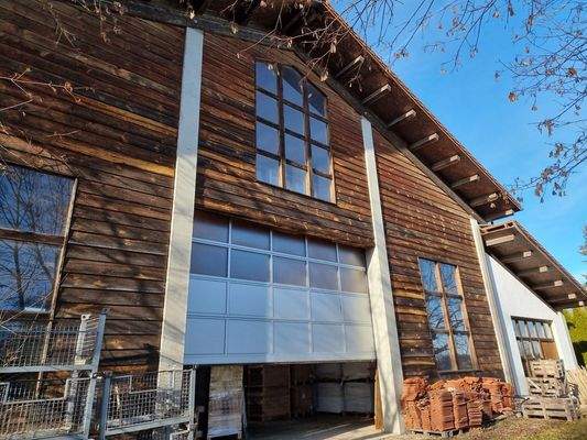 rückseitige Ausfahrt Lagerplatz