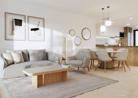 2- and 3-Bed Flats with Terraces and Shared Pool in Torrevieja