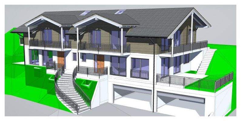 Bebauungsbeispiel 4x ETW´s