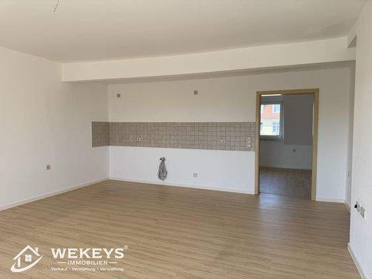 Küchenzeile im Wohnzimmer