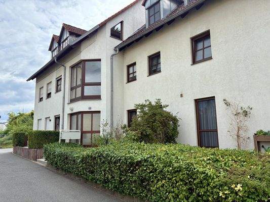 Blick aufs Haus Eingangsseite