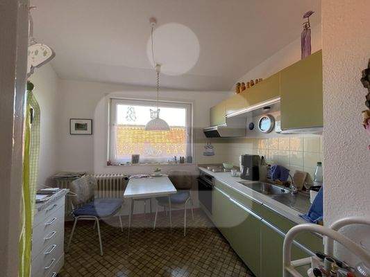 Küche im Dachgeschoss