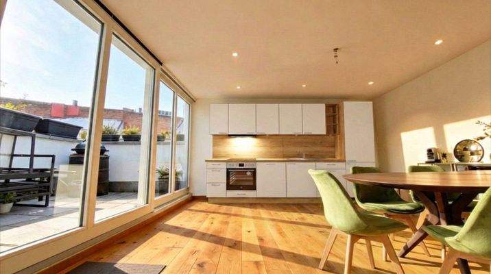 Neue EBK im Wintergarten