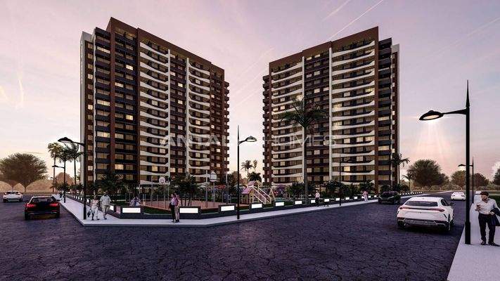 Brand-New Flats with Pool Near the Sea in Tömük Mersin