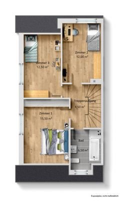 Grundriss Obergeschoss
