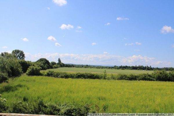 Blick vom Balkon aus