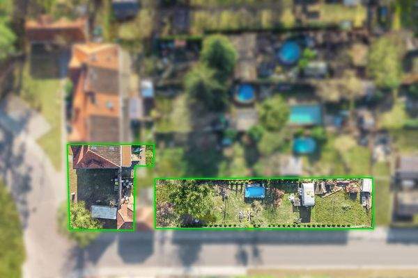 Skizzierung des Grundstücks