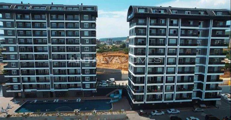 Alanya Flats with Private Beach and Shuttle Service in Avsallar