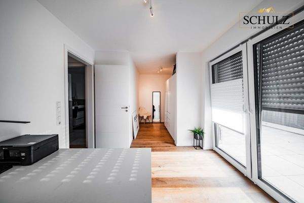 Schlafzimmer mit Ankleidebereich