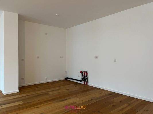 Der offene Küchenbereich..