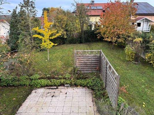 Gartensicht aus dem DG